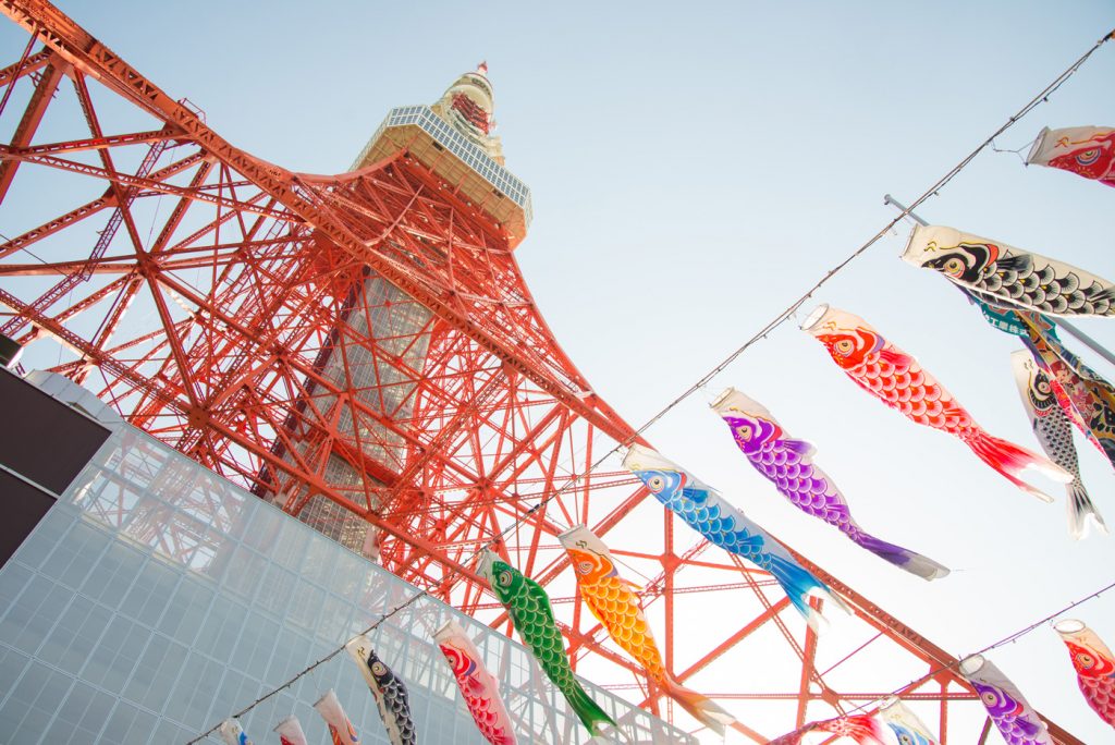東京タワー こいのぼり「こどもの日」