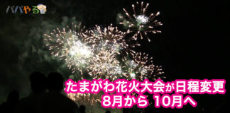 たまがわ・多摩川花火大会、2018年は10月13日に開催。8月から日程変更