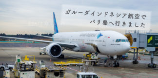 ガルーダインドネシア航空の飛行機（成田空港）