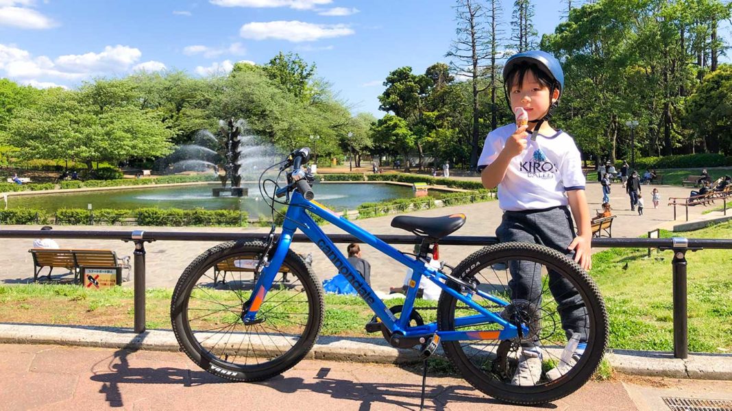 6歳の誕生日に自転車をプレゼントしました キャノンデールの Kids Quick Boy S 子ども用 パパやる