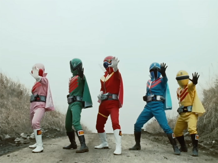 5人揃って、ゴレンジャー!