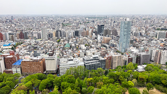 東京都の街並み