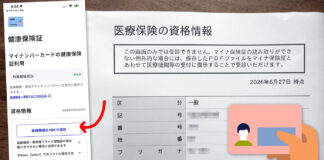 学校から言われた「マイナ保険証の資格情報PDF」の出し方を解説【修学旅行・林間学校】 マイナ保険証の「資格情報PDF」